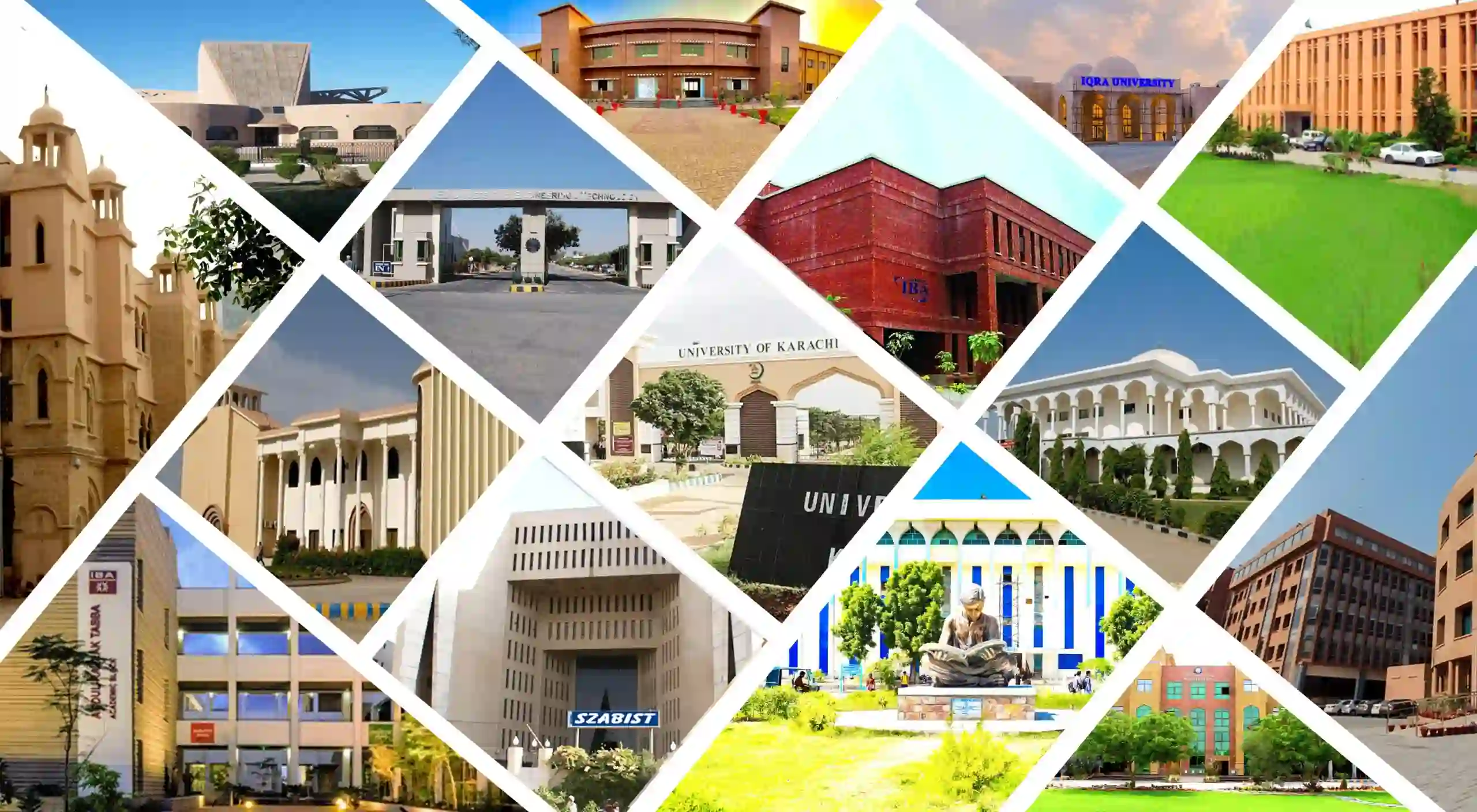 Collage of Universities from sindh